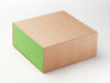 Classic Green FAB Sides® Featured on Natural Kraft XL Deep Gift Box