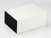 Black Matt FAB Sides® Decorative Side Panels Featured on Ivory A5 Deep Gift Box