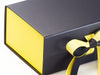 Lemon Yellow FAB Sides® and Ribbon Featured on Black Gift Box