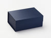 Sample Navy Blue Gift Box Without Ribbon
