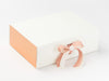 Rose Copper FAB Sides® Featured on Ivory Gift Box with Rose Gold Grosgrain Ribbon