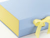 Lemon Yellow FAB Sides® Featured on Pale Blue Gift Box