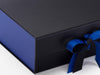 Cobalt Blue FAB Sides® Featured on Black A4 Deep Gift Box with Cobalt Blue Double Ribbon