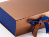 Cobalt Blue FAB Sides® and Ribbon Featured on Copper Gift Box