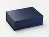 Sample Navy Blue A4 Deep Gift Box no ribbon