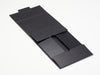 Sample Black A5 Deep No Magnets Gift Box Open Flat