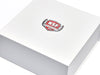 NSF Digitally Printed logo on White XL Deep Gift Boxes with No Ribbon