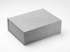 Gray Linen A4 Deep No Magnet Gift Box