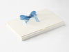 Ivory A4 DocuBox Featuring French Blue Ribbon