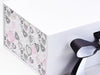 Love Doodle FAB Sides® Featurd on White Gift Box with Charcoal Double Ribbon