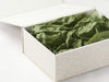 Loden Green Tissue Featured in Natural Linen Gift Box