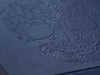 Navy Blue Folding Gift Box with Custom Debossed Design