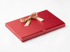 Red A4 DocuBox Featuring Gold Sparkle Ribbon