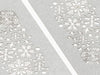 Sample Silver Snowflake FAB Sides® Close Up