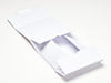 Sample White A5 Deep No Magnets Gift Box Partly Assembled