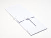 Sample White A5 Deep No Magnets Gift Box Open Flat