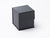 Small 4" Black Cube Folding Gift Box from Foldabox USA