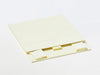 Ivory A6 Shallow Folding Gift Box Supplied Flat