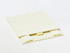 Ivory A6 Shallow Gift Box Supplied Flat with Ribbon Tab