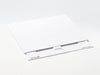 White A5 Shallow Gift Box Sample Supplied Flat