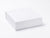 White Medium Keepsake Hamper Gift Box Sample from Foldabox USA