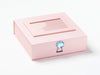 Pale Pink Photo Frame on Pale Pink Medium Gift Box with Aquamarine Closure