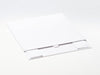 White A4 Shallow Gift  Box Supplied  Flat