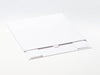 White A4 Shallow Gift Box Sample Supplied Flat