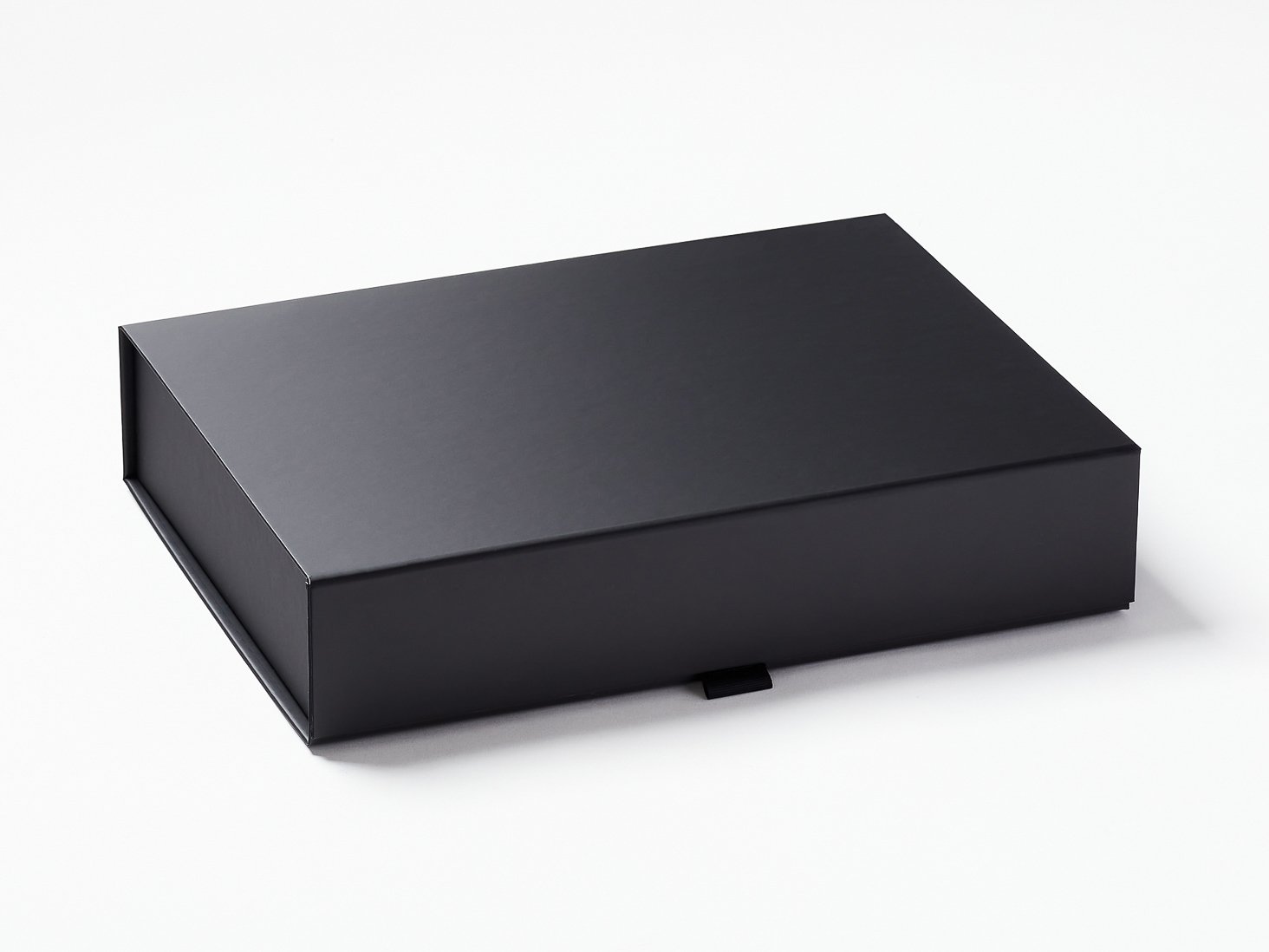 Black A4 Shallow Folding Gift Box