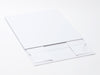 White Large No Ribbon Gift Box Supplied Flat