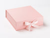 Pale Pink Large Gift Box with pink and white gingham ribbon
