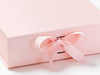 Large Pale Pink Gift Box Ribbon Detail