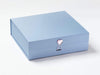 Pale Blue Gift Box Featuring Rose Quartz Closure