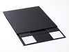 Sample Black Large Folding Gift Box No Ribbon Supplied Flat