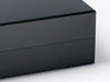 Black Large Folding Gift Box Front Closure Detail