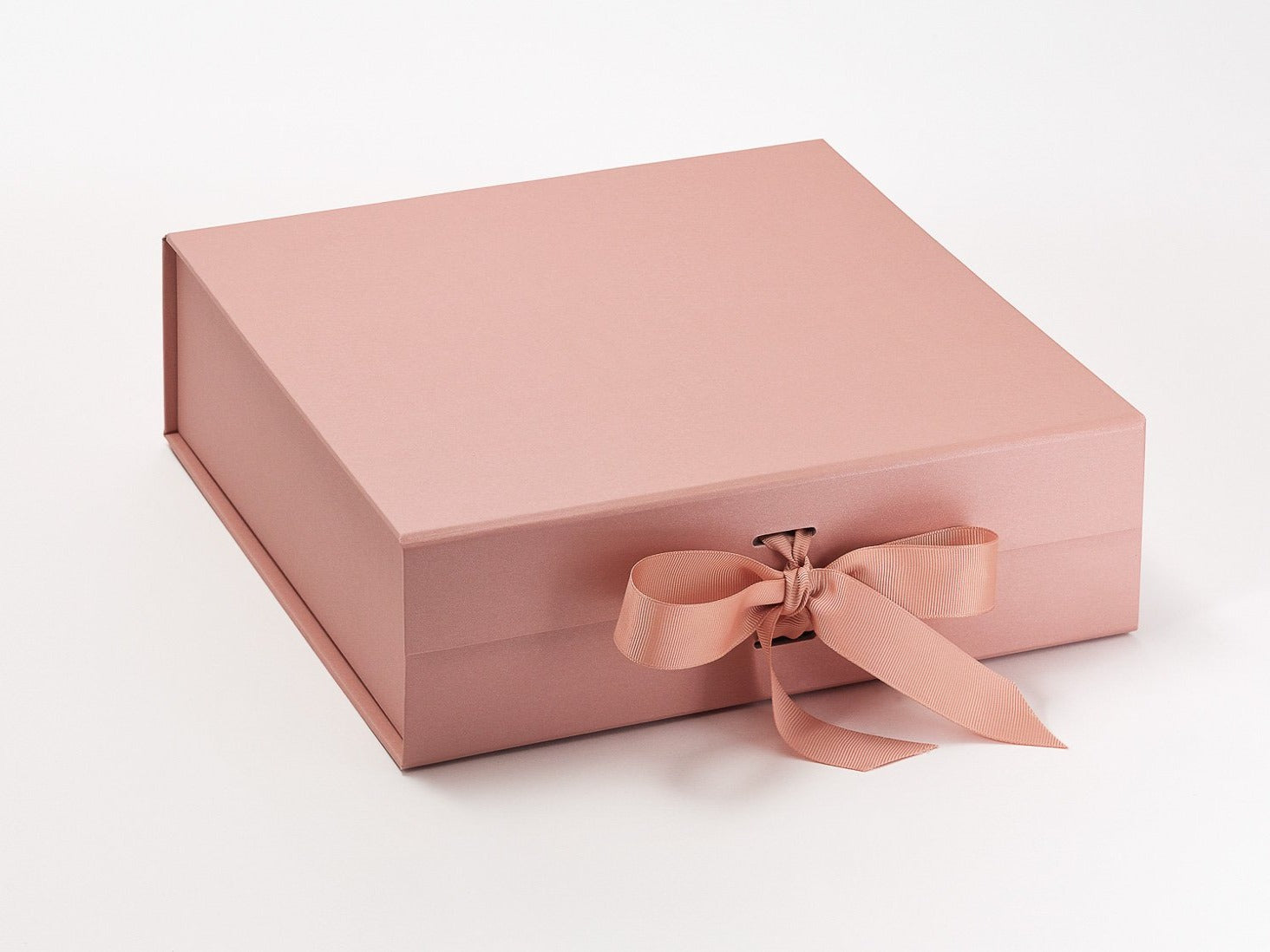 Rose Gold Folding Gift Box Supplied with Ribbon