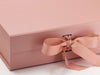 Rose Gold Large Gift Box Sample Ribbon Detail