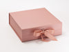 Rose Gold Large Gift Box Sample with changeable ribbon