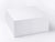 Extra Large white hamper keepsake folding magnetic gift box sample