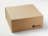 Natural Kraft Gift Box with Custom Black Screen Printed Spotify Logo