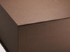 Bronze Extra Large Deep Gift Box Sample Magnetic Closure detail