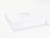 White A3 shallow Gift Box Featuring White Photo Frame