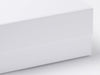 White A4 Gift Box Snap Shut Front Flap detail