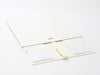 Ivory A4 Deep Gift Box with Changeable Ribbon Supplied Flat