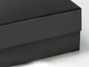 Black A4 Deep Black Gift Box magnetic closure detail
