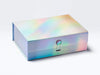 Rainbow A4 Deep Gift Box Featuring Rainbow Moonstone Decorative Closure