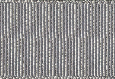 Sample Silver Gray Grosgrain Ribbon