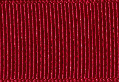 Dark Red Grosgrain Ribbon
