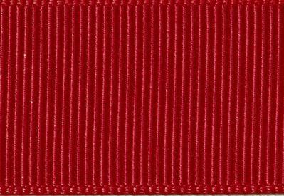 Bright Red Grosgrain Ribbon Sample for Slot Gift Boxes