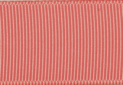 Sample Light Coral Grosgrain Ribbon